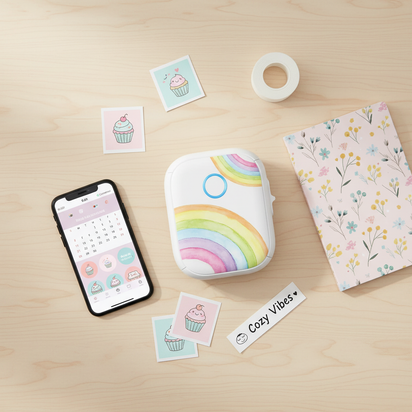 DreamPrint™ Mini Bluetooth Label Printer – Portable, Inkless & Perfect for Home Organization