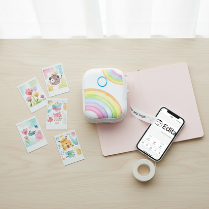 DreamPrint™ Mini Bluetooth Label Printer – Portable, Inkless & Perfect for Home Organization